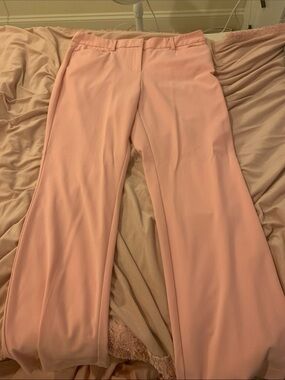 Classic Wide-Leg Women's Pants in Blush Pink